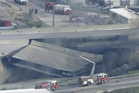 Une portion de l’autoroute 95 effondrée à Philadelphie: une sortie de route en cause