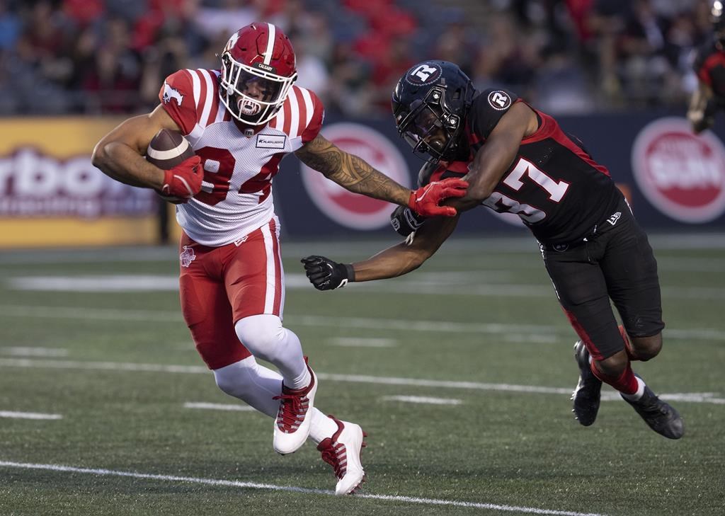 Les Stampeders de Calgary battent le Rouge et Noir d’Ottawa 26-15