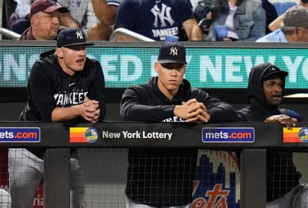 Yankees: l’orteil d’Aaron Judge répond bien aux traitements; pas de retour imminent