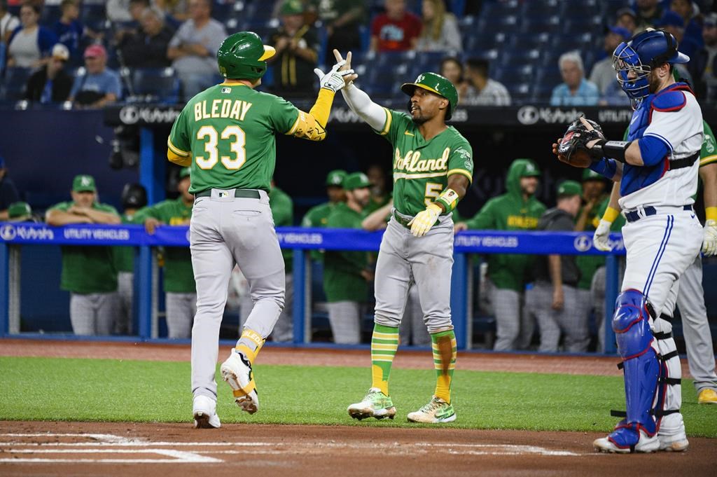 Les Blue Jays s’inclinent en fin de match contre les Athletics, 5-4