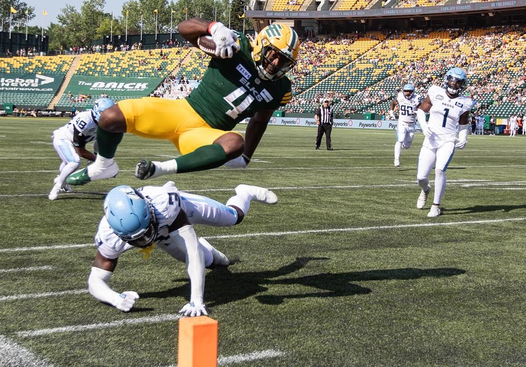 Les Argonauts remportent leur match contre les Elks d’Edmonton, 43-31