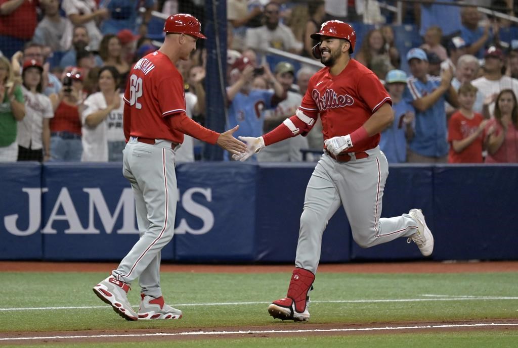 Schwarber et Turner aident les Phillies à balayer leur série contre les Rays