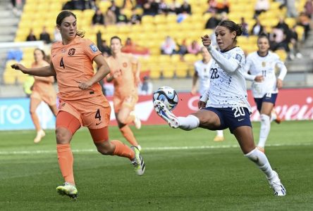 Coupe du monde féminine de soccer: Les États-Unis et les Pays-Bas font match nul, 1-1