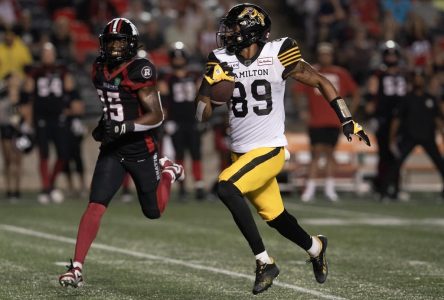 Les Tiger-Cats tiennent le coup et défont le Rouge et Noir 16-12