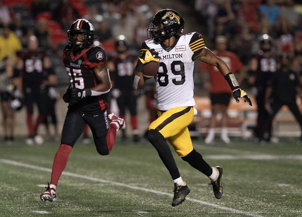 Les Tiger-Cats tiennent le coup et défont le Rouge et Noir 16-12