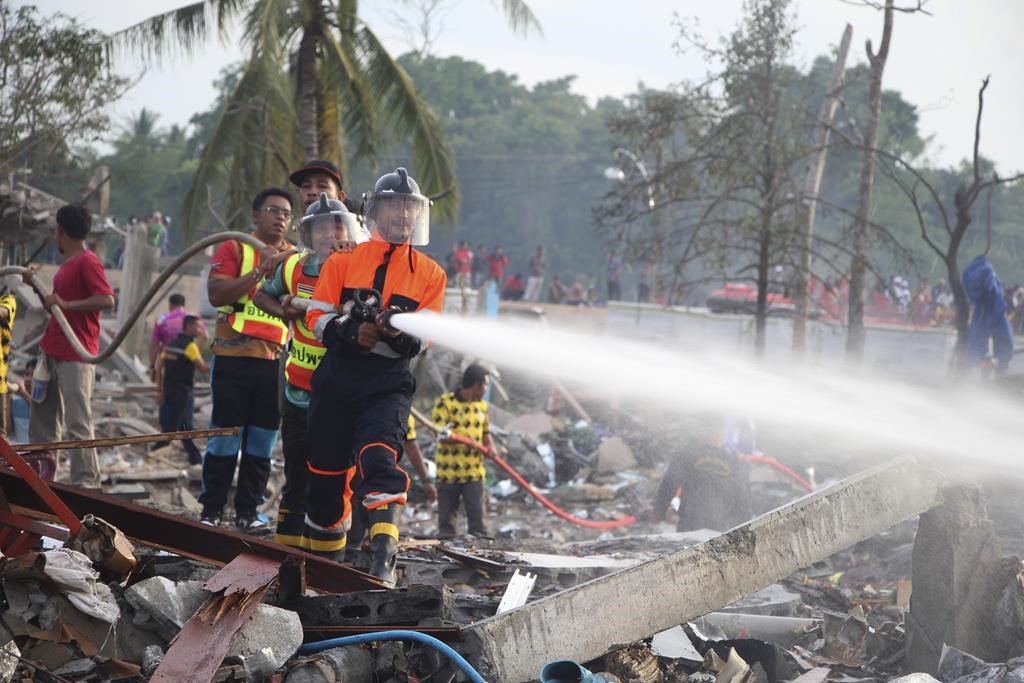 Explosion dans un entrepôt de feux d’artifice en Thaïlande: au moins 10 morts