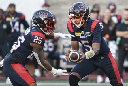 Caleb Evans et les Alouettes défont facilement les Roughriders 41-12