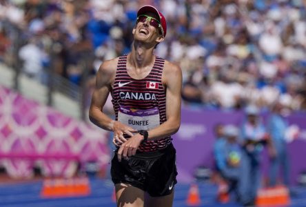 Le Canadien Evan Dunfee termine 4e au 20 km en marche aux Mondiaux d’athlétisme