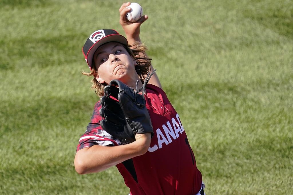 Le Canada bat la Tchéquie 3-0 en Séries mondiales des petites ligues