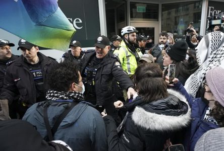 La police de Toronto a arrêté deux personnes lors d’une manifestation «pro-palestine»