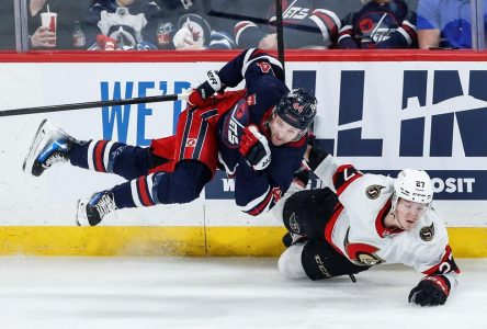 Une 5e victoire de suite pour les Sénateurs, qui défont les Jets 3-2