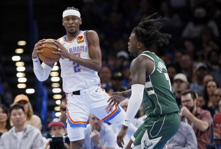 SGA récolte 23 points dans un gain du Thunder contre Milwaukee; 11 points pour Dort