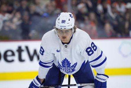 Présence incertaine pour Nylander lors du 1er match éliminatoire des Maple Leafs