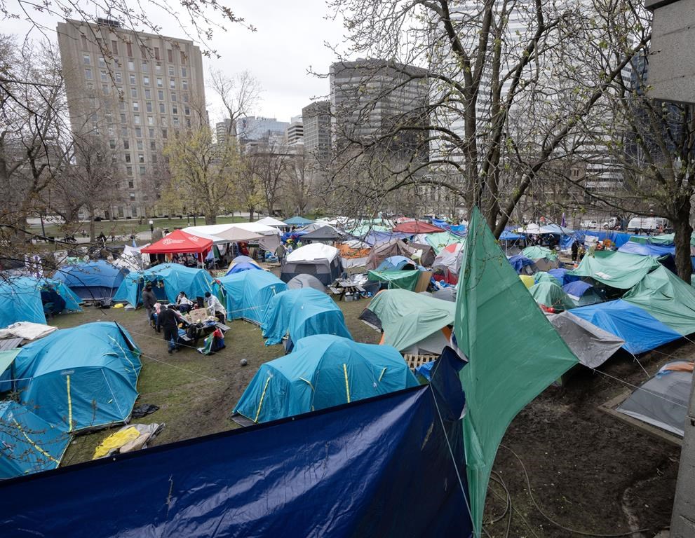 La Cour rejette la demande d’injonction pour déplacer le campement à McGill