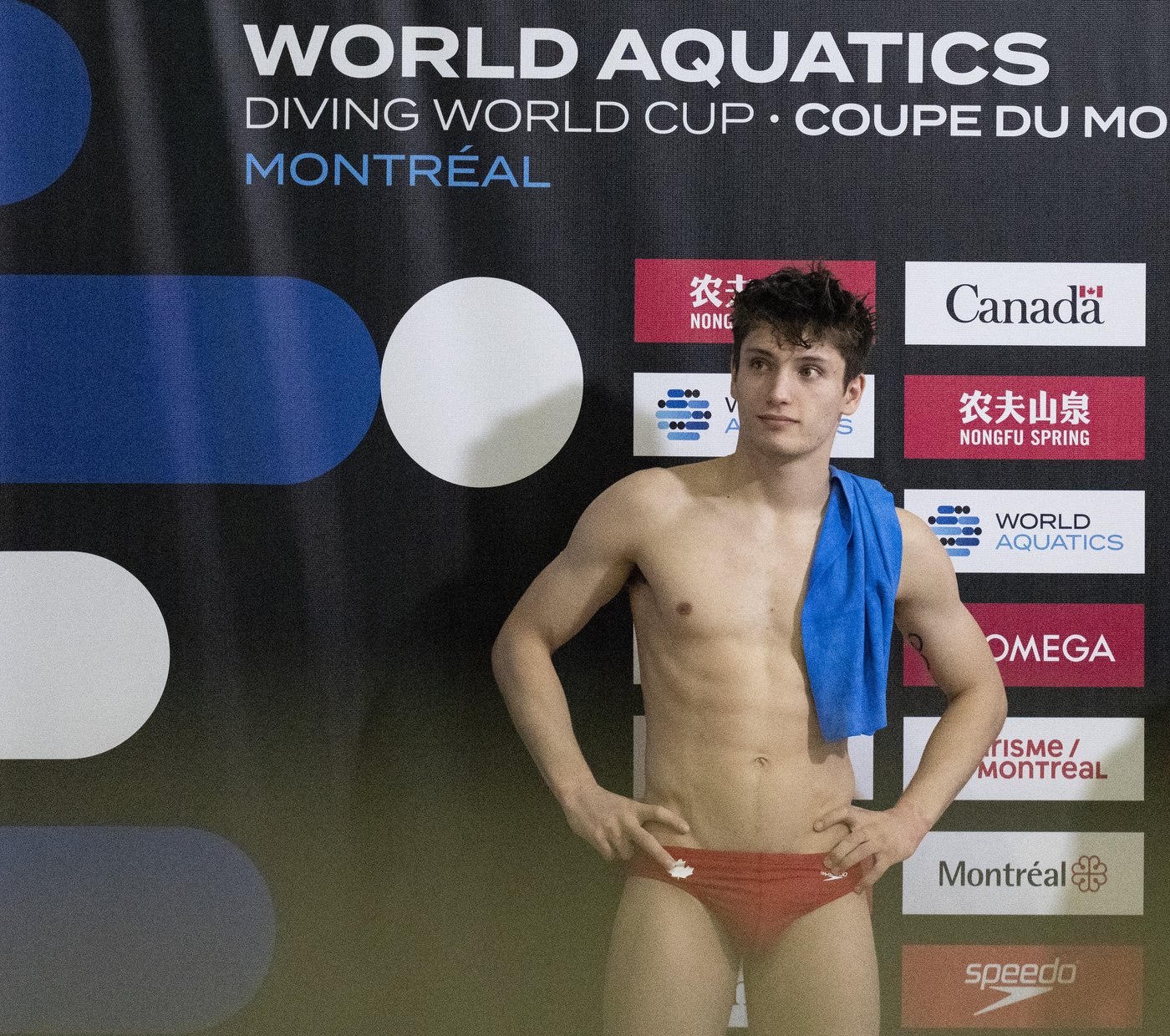 Nathan Zsombor-Murray décoré d’or au 10 mètres des essais canadiens de plongeon