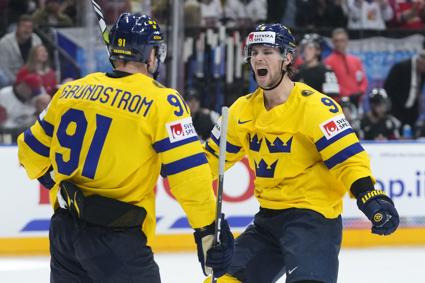 Championnat mondial de hockey: la Suède bat le Canada pour le bronze
