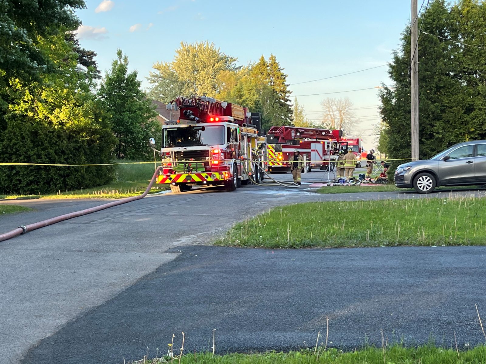 Un incendie suspect à Sainte-Anne-de-Sabrevois