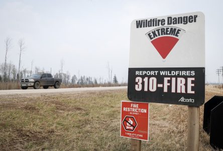 Le risque de feux de forêt demeure élevé dans l’Ouest canadien
