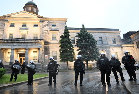 Occupation de l’Université McGill: quinze manifestants arrêtés par le SPVM