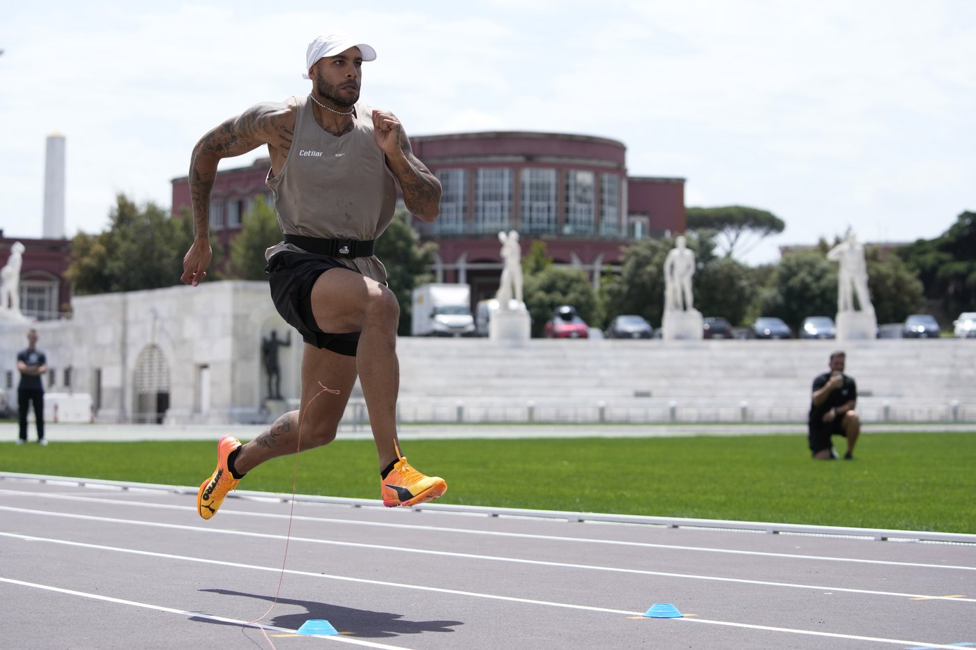 L’Italien Marcell Jacobs demeure un champion négligé à l’aube des JO de Paris