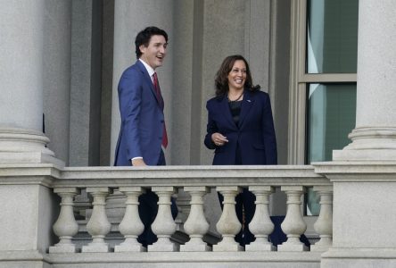 La candidate à l’investiture démocrate Kamala Harris a des liens avec le Canada