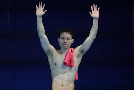 Le Chinois Xie Siyi défend son titre olympique au tremplin de trois mètres