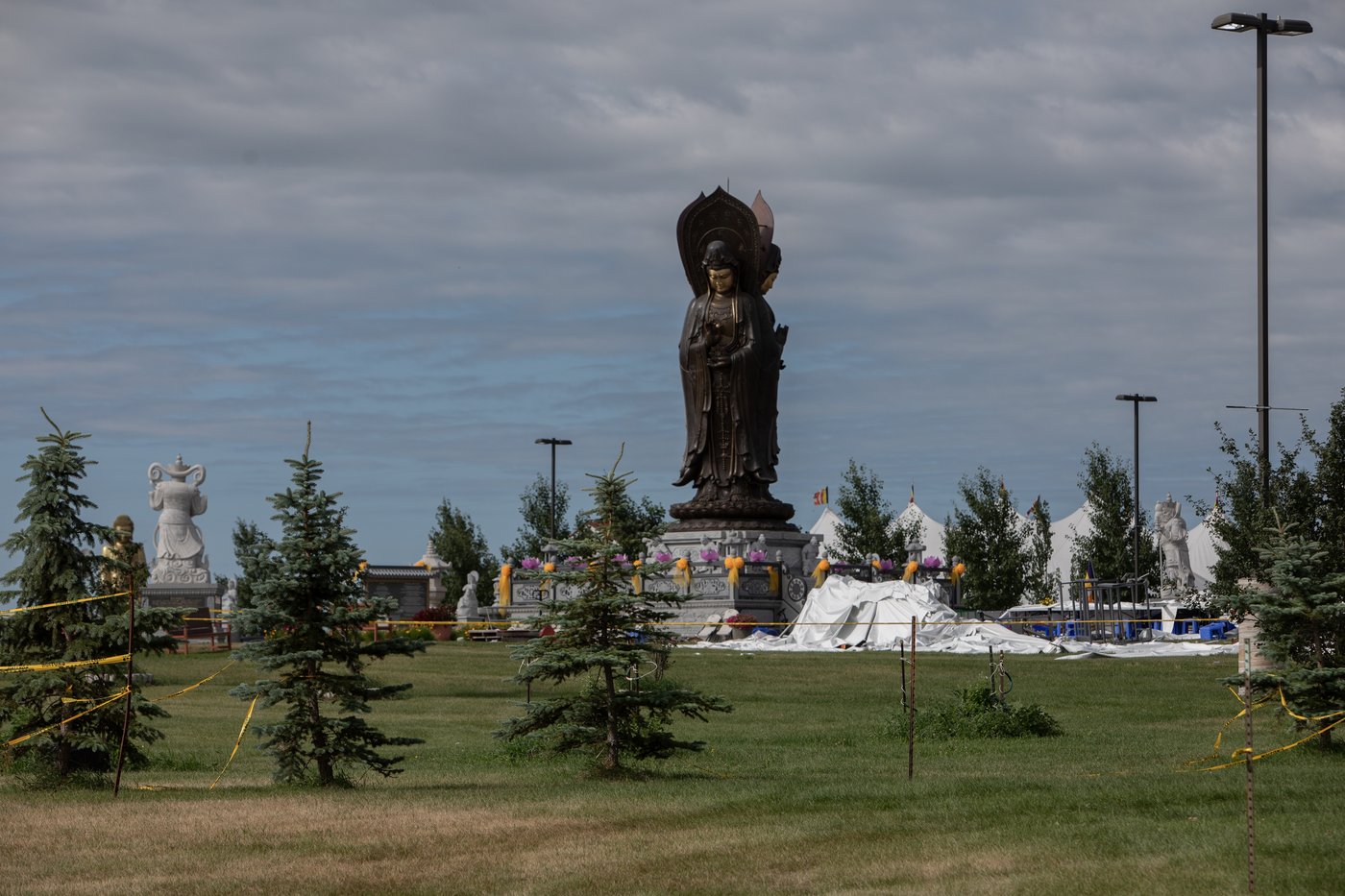 Un mort après l’effondrement d’une tente dans un centre de méditation en Alberta