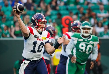 Alexander marque le touché décisif et les Alouettes défont les Roughriders 27-24