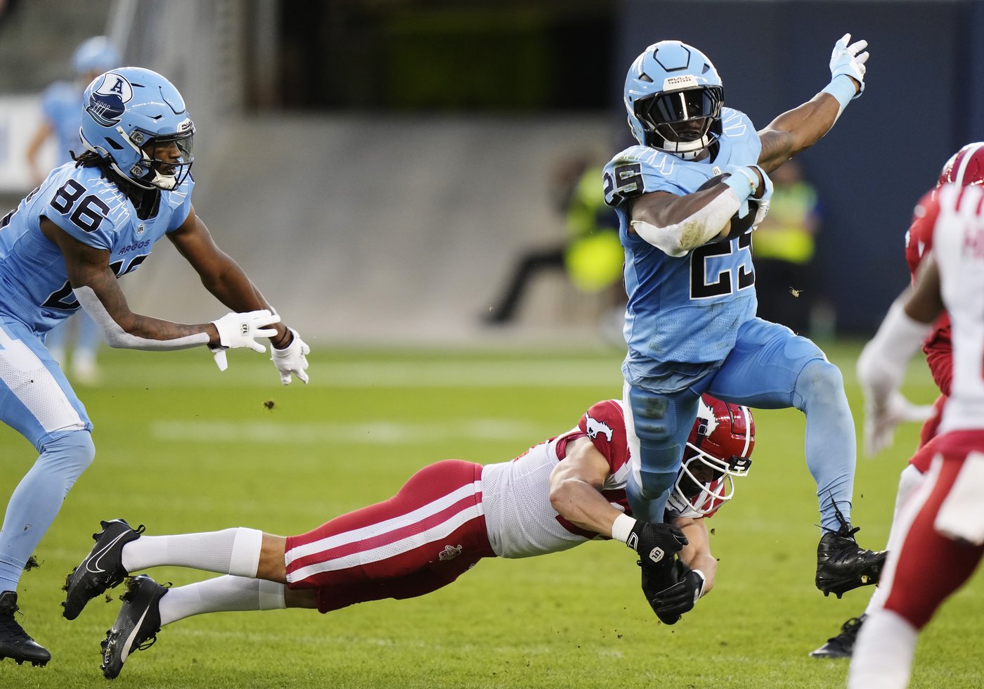 Amos et Grant font la différence pour les Argonauts contre les Stampeders