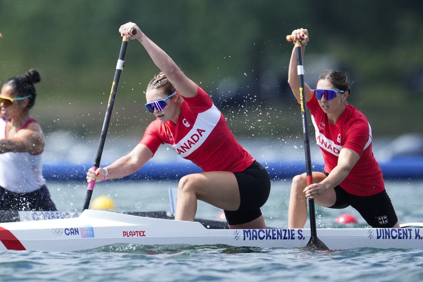 Les Canadiennes Vincent et MacKenzie obtiennent le bronze au C2 500 m à Paris