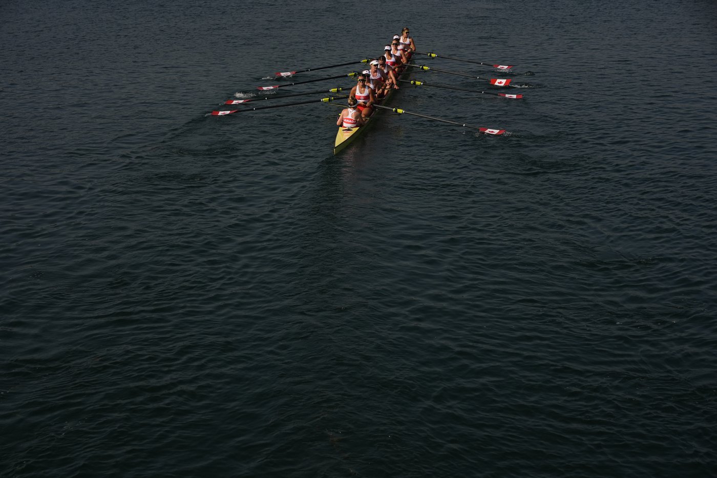 Les Canadiennes gagnent la médaille d’argent en huit de pointe avec barreur