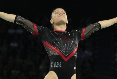 La Québécoise Sophiane Méthot remporte le bronze au trampoline aux JO de Paris