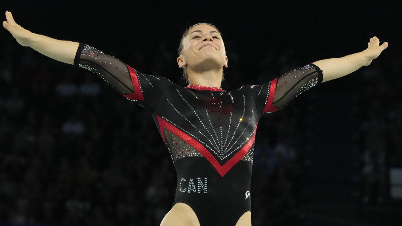 La Québécoise Sophiane Méthot remporte le bronze au trampoline aux JO de Paris