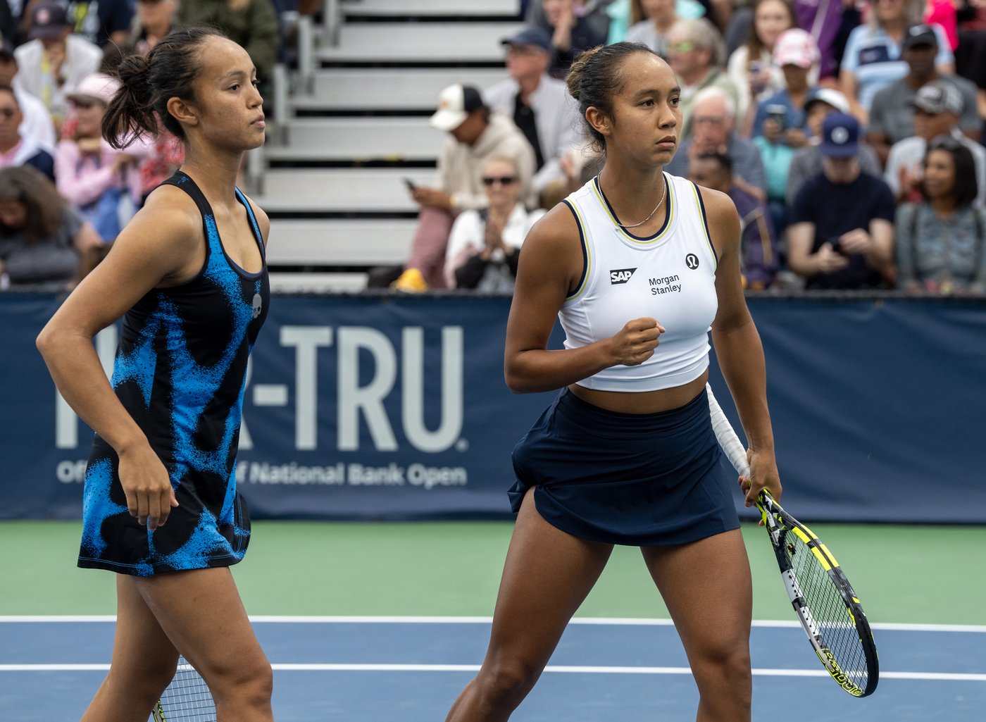 Les sœurs Leylah et Bianca Fernandez surprennent en double