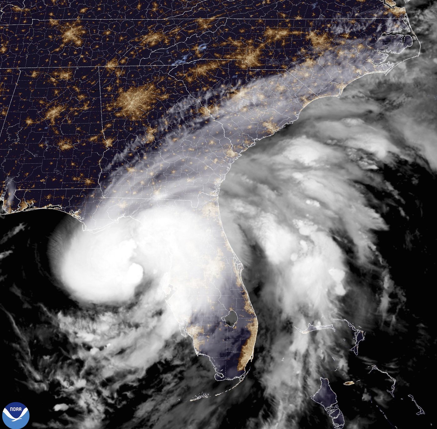L’ouragan Debby, de catégorie 1, a touché terre en Floride lundi matin