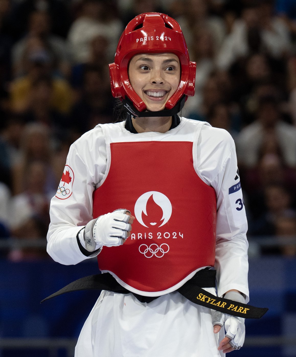 Skylar Park gagne la médaille de bronze en taekwondo chez les moins de 57 kg