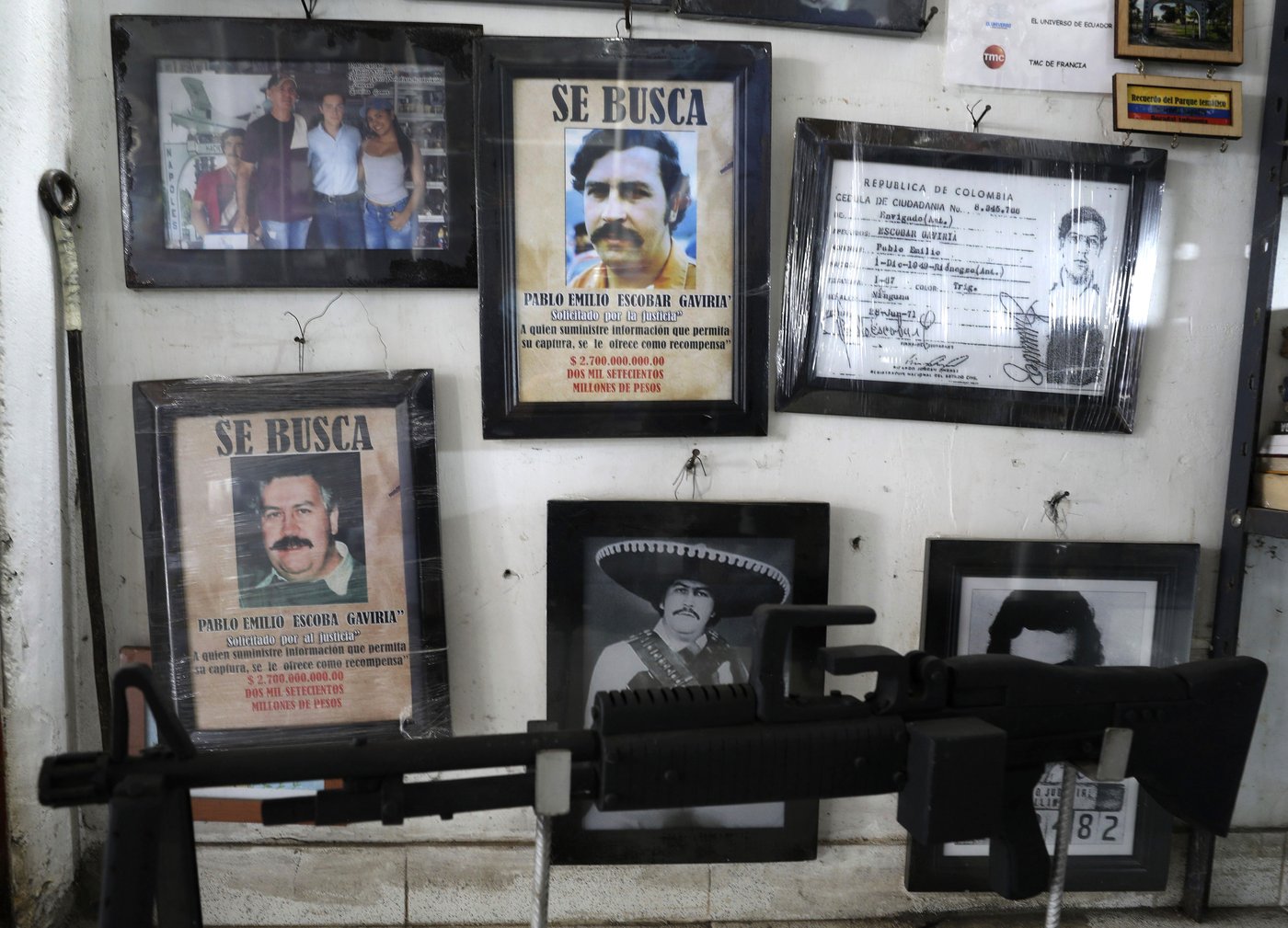 Projet de loi en Colombie pour interdire la vente de «produits dérivés» Pablo Escobar