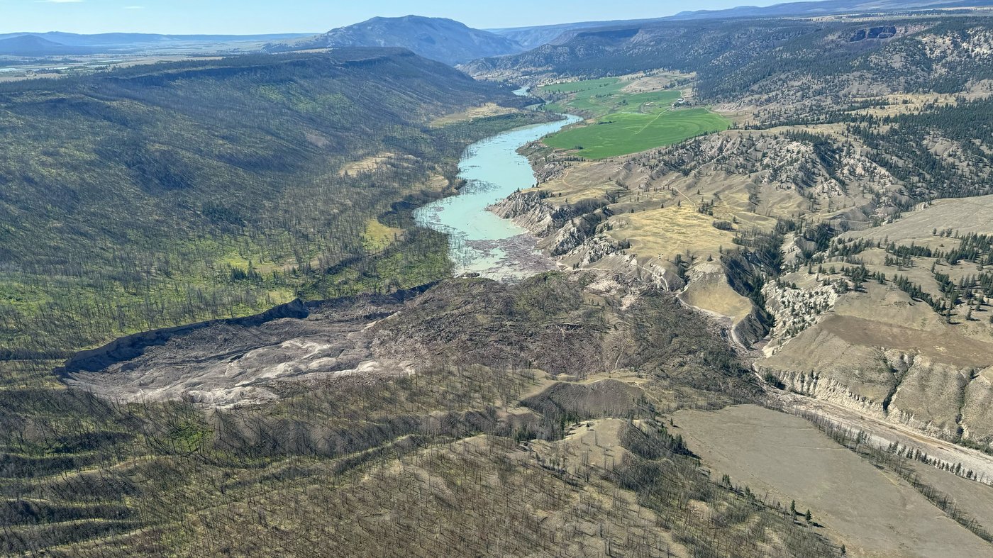 Glissement en C.-B.: les modèles suggèrent une réduction de la menace d’inondation