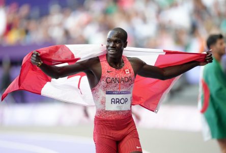 Le Canadien Marco Arop décroche la médaille de d’argent au 800 m à Paris