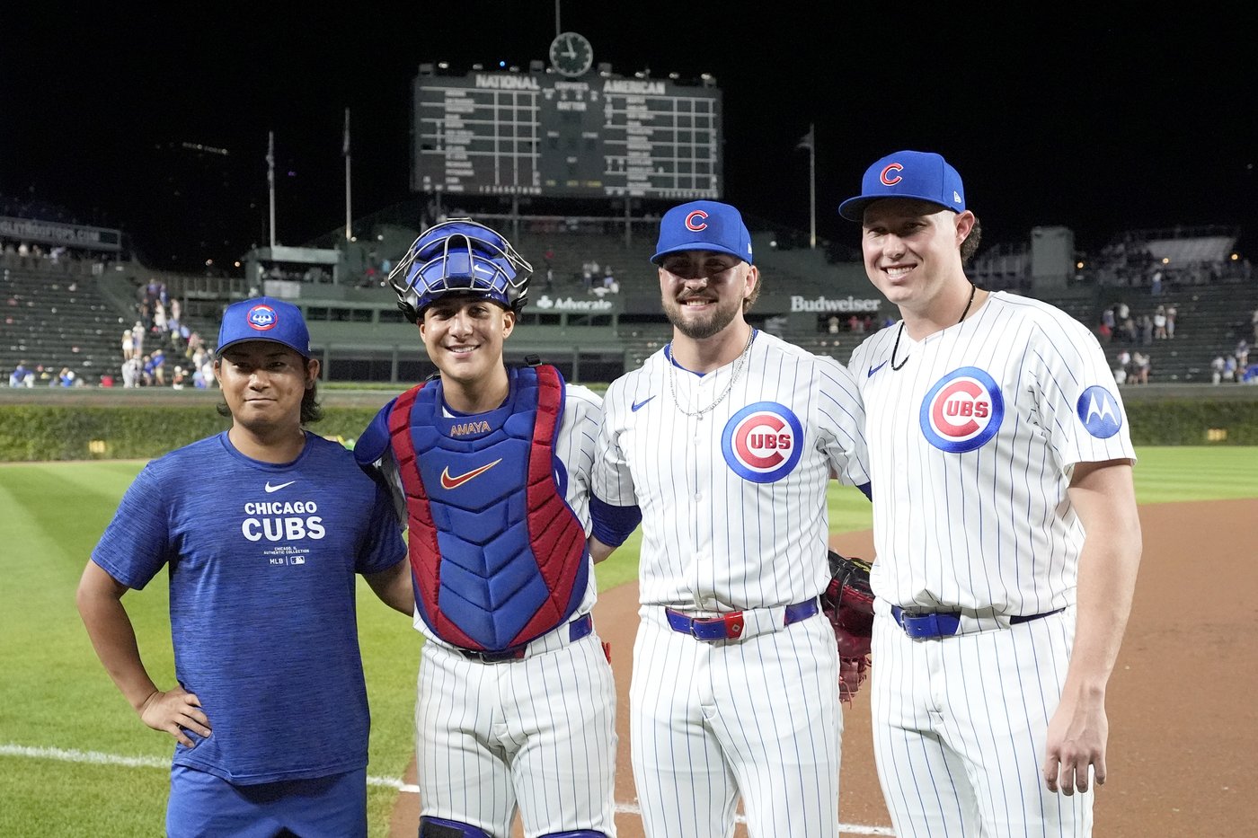 Shota Imanaga et deux releveurs des Cubs réussissent un match sans point ni coup sûr