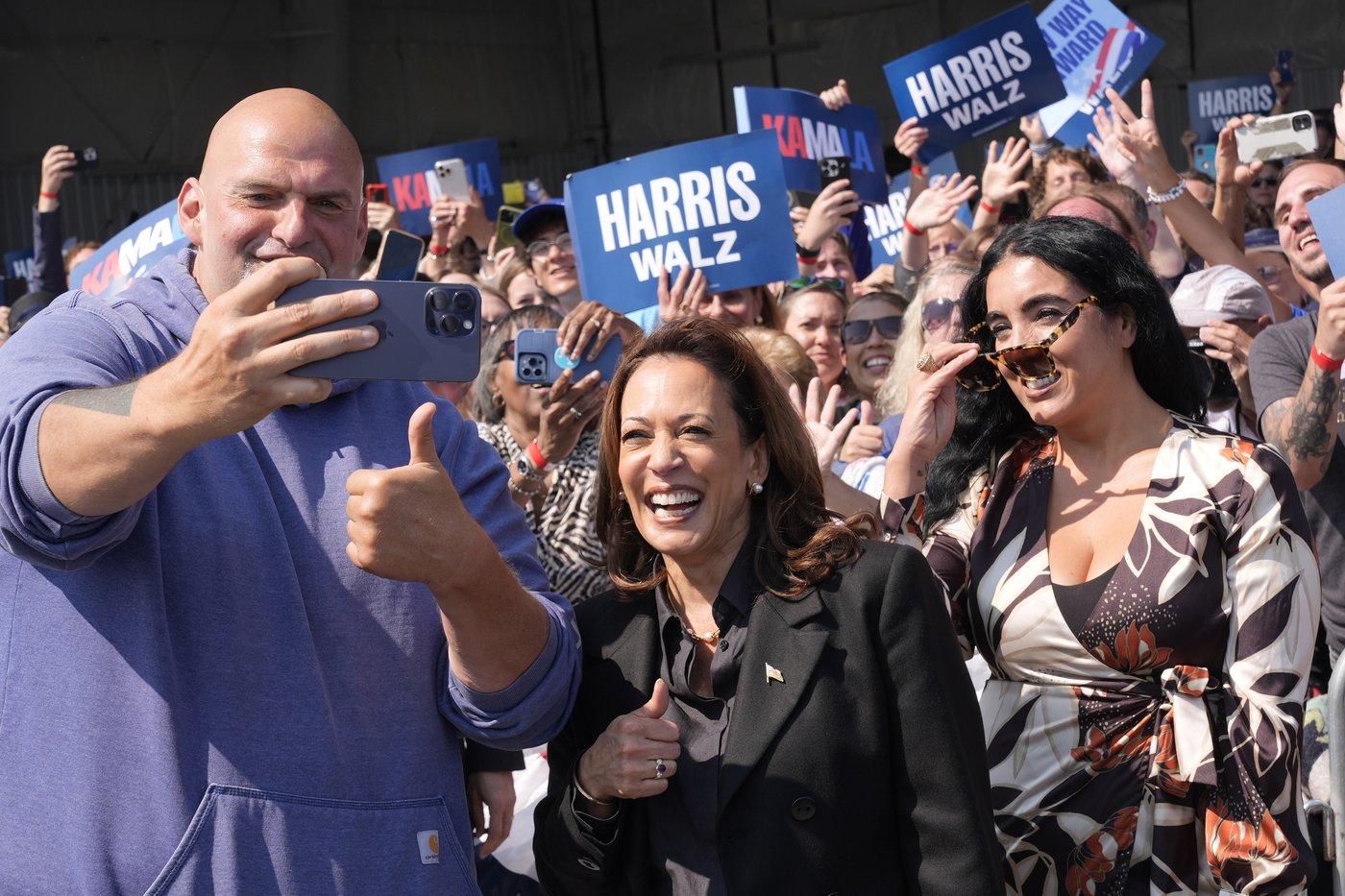 Harris explique ce qui la différencie de Biden à sa première entrevue télévisée seule