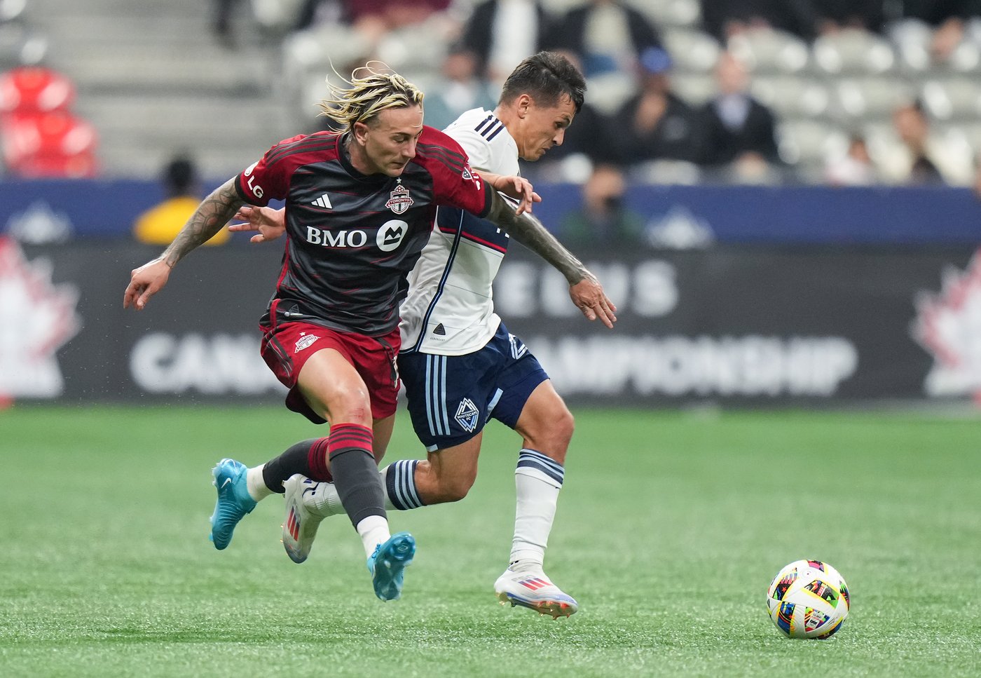 Les Whitecaps ont raison du Toronto FC et sont couronnés champions canadiens