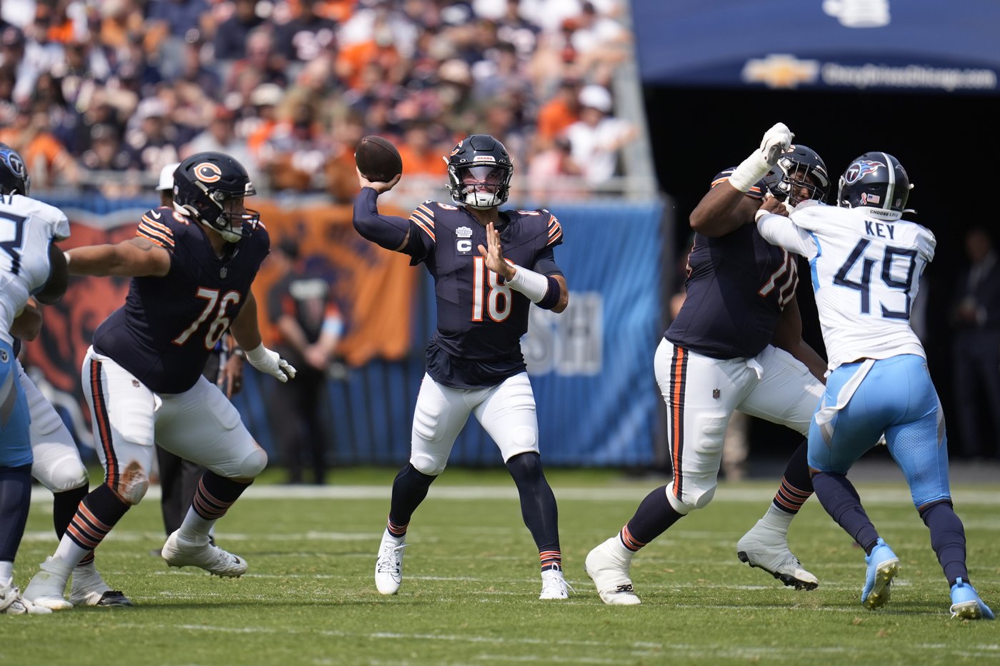 Williams sauvé par la défensive des Bears dans une victoire de 24-17 sur les Titans