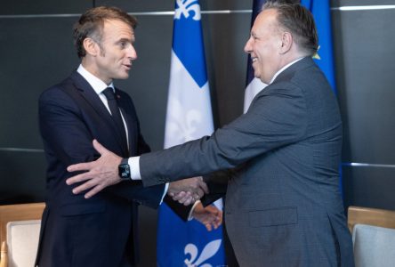 François Legault a rencontré le président français à Montréal