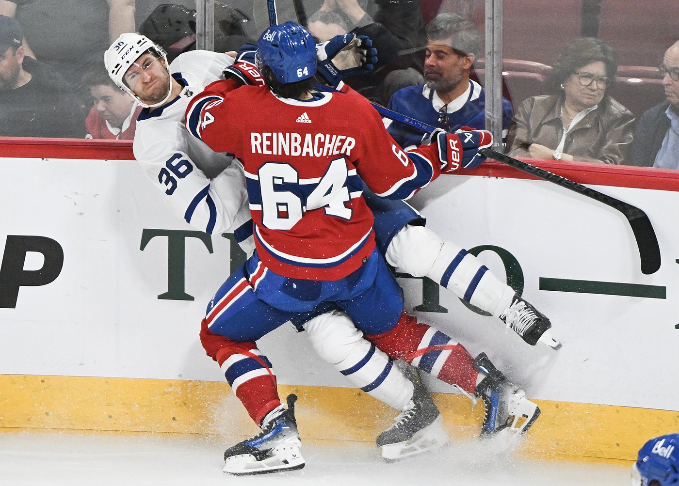 Cowan brise l’impasse en 3e période et les Maple Leafs battent le Canadien 5-4