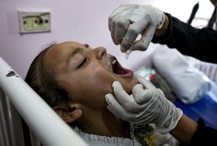 Début d’une vaste campagne de vaccination contre la polio dans la bande de Gaza