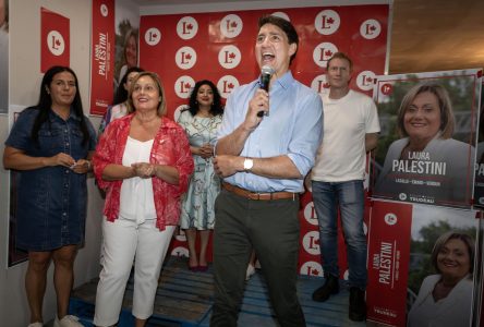 La photo de Trudeau n’est pas utilisée sur les pancartes dans LaSalle—Émard—Verdun