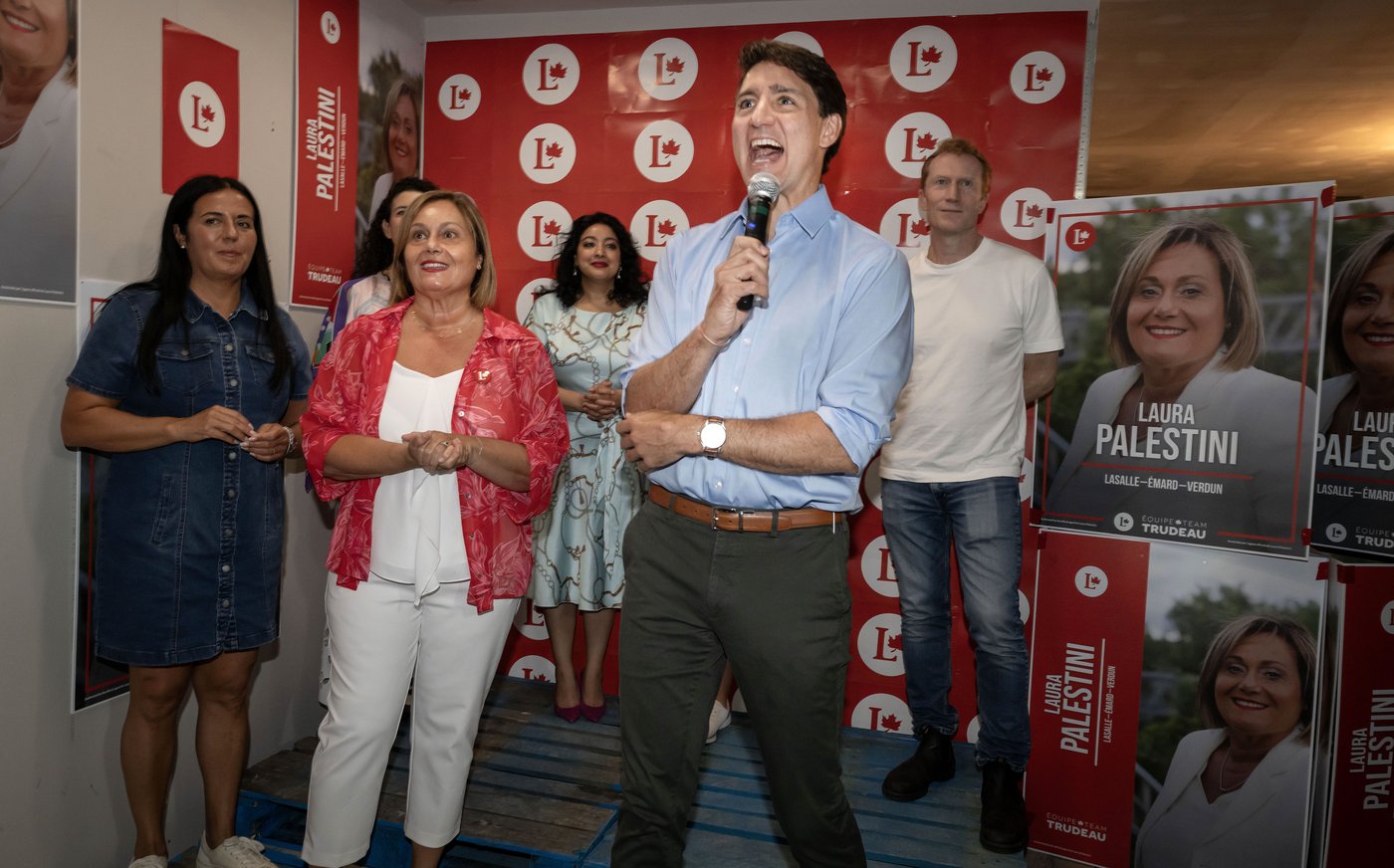 La photo de Trudeau n’est pas utilisée sur les pancartes dans LaSalle—Émard—Verdun