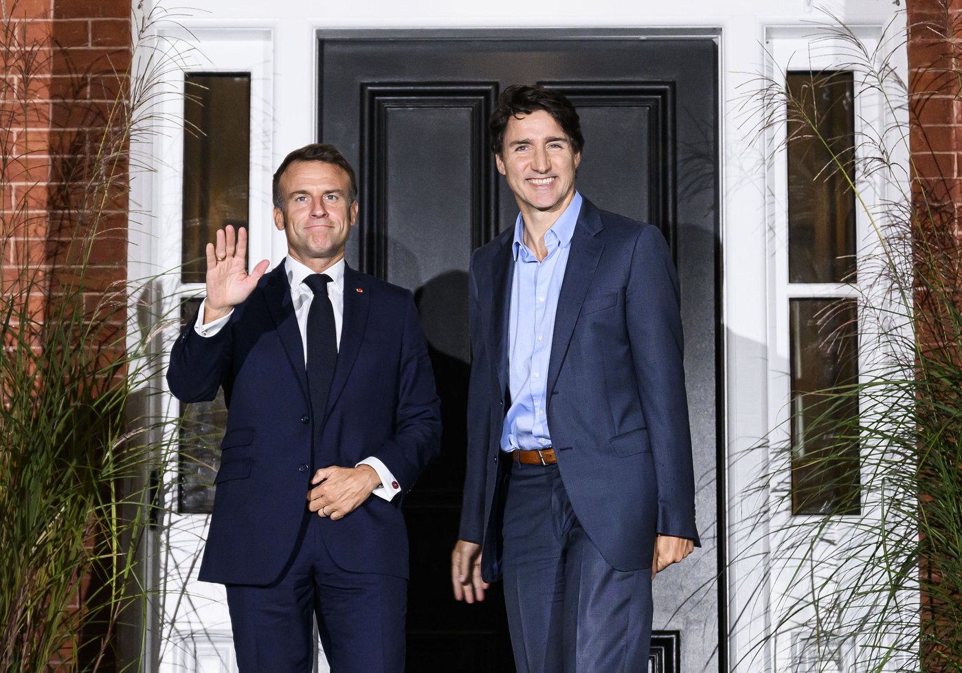 Emmanuel Macron et Justin Trudeau se rencontrent informellement à Ottawa