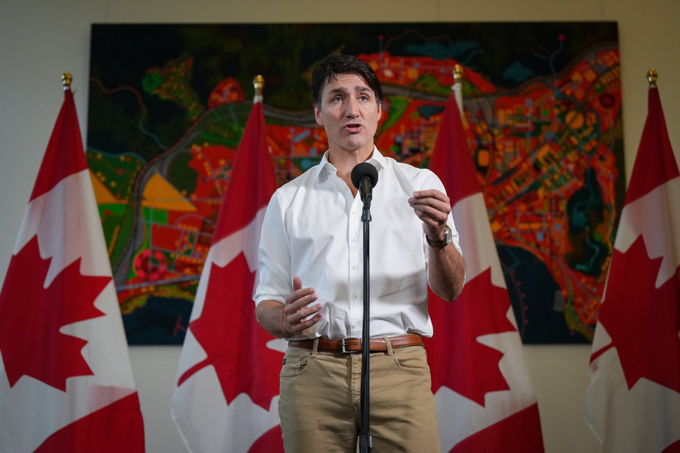 Justin Trudeau a «hâte» d’en découdre avec Pierre Poilievre «cet automne»